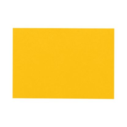 Picture of LUX Flat Cards, A6, 4 5/8in x 6 1/4in, Sunflower Yellow, Pack Of 500