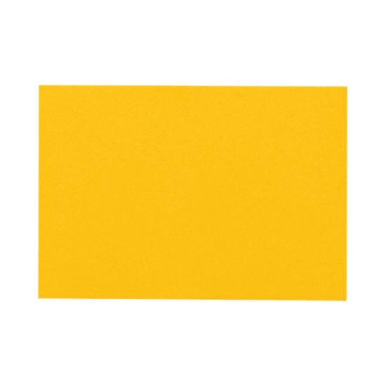 Picture of LUX Flat Cards, A6, 4 5/8in x 6 1/4in, Sunflower Yellow, Pack Of 500