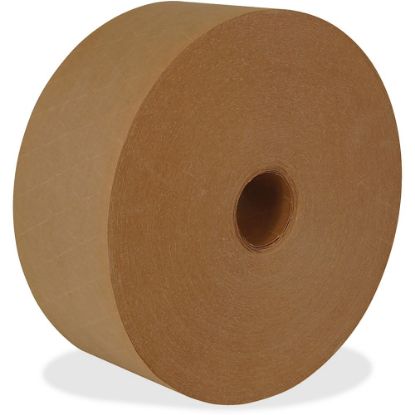 Picture of ipg Medium Duty Water-activated Tape - 125 yd Length x 2.83in Width - Weather Resistant - For Sealing, Packing - 8 / Carton - Natural