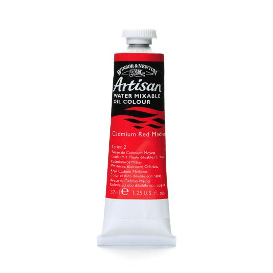 Picture of Winsor & Newton Artisan Water Mixable Oil Colors, 37 mL, Cadmium Red Medium, 99, Pack Of 2