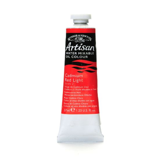 Picture of Winsor & Newton Artisan Water Mixable Oil Colors, 37 mL, Cadmium Red Light, 100, Pack Of 2