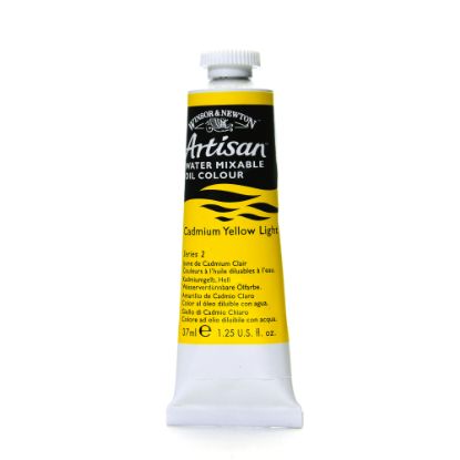 Picture of Winsor & Newton Artisan Water Mixable Oil Colors, 37 mL, Cadmium Yellow Light, 113, Pack Of 2