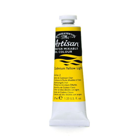 Picture of Winsor & Newton Artisan Water Mixable Oil Colors, 37 mL, Cadmium Yellow Light, 113, Pack Of 2