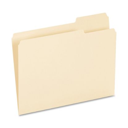 Picture of Oxford 1/3-Cut File Folders, Letter Size, Position 3, Manila, Box Of 100