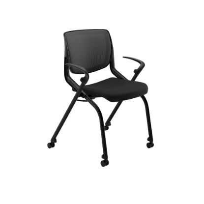 Picture of HON Motivate Nesting/Stacking Flex-Back Chair, Black