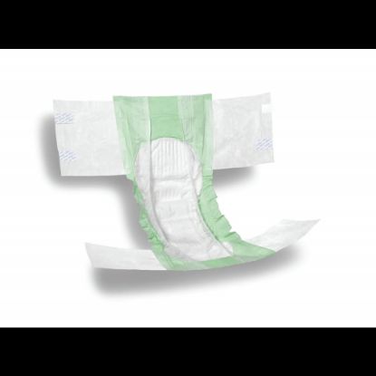 Picture of FitRight Plus Disposable Briefs, XX-Large, 60 - 69in, Green, Bag Of 20