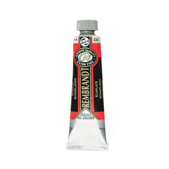 Picture of Rembrandt Artists Oil Colors, 40 mL, Scarlet, 334