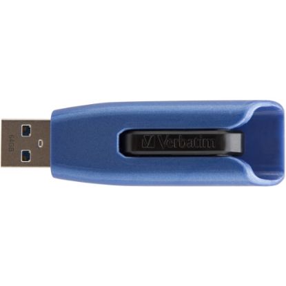 Picture of Verbatim 64GB Store "n Go V3 Max USB 3.0 Flash Drive - Blue - 64GB - Black, Blue