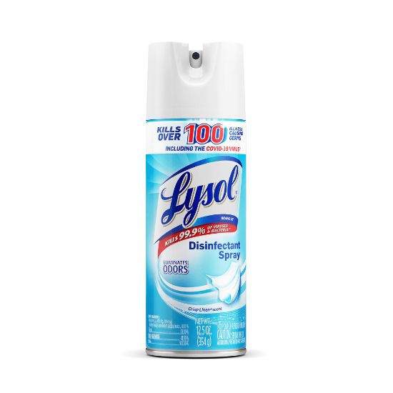 Picture of Lysol Disinfectant Spray, Crisp Linen Scent, 12.5 Oz Bottle