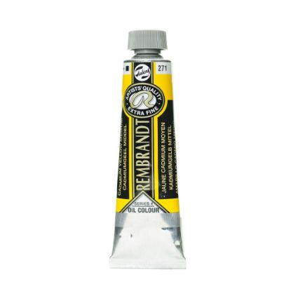 Picture of Rembrandt Artists Oil Colors, 40 mL, Cadmium Yellow Medium, 271