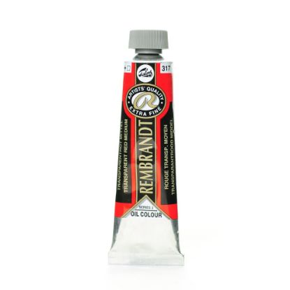 Picture of Rembrandt Artists Oil Colors, 40 mL, Transparent Red Medium, 317