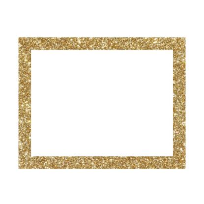 Picture of Artskills Glitter-Framed Poster Board, 22in x 28in, White/Gold