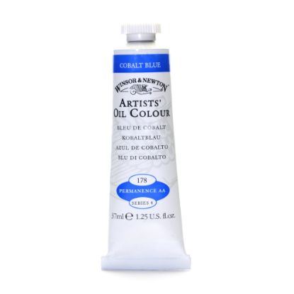 Picture of Winsor & Newton Artists Oil Colors, 37 mL, Cobalt Blue, 178