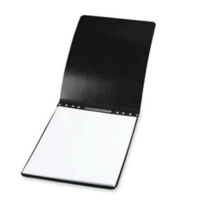 Picture of ACCO Pressboard Report Cover, Letter Size, 60% Recycled, Top Hinge, 2in Capacity, Black