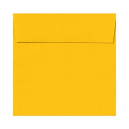 Picture of LUX Square Envelopes, 6 1/2in x 6 1/2in, Peel & Press Closure, Sunflower Yellow, Pack Of 50