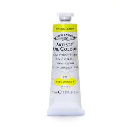 Picture of Winsor & Newton Artists Oil Colors, 37 mL, Winsor Lemon, 722