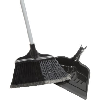 Picture of SKILCRAFT Broom & Dustpan, 15in x 46in, Multicolor