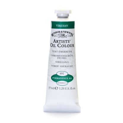 Picture of Winsor & Newton Artists Oil Colors, 37 mL, Viridian, 692