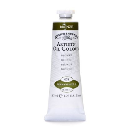 Picture of Winsor & Newton Artists Oil Colors, 37 mL, Bronze, 58