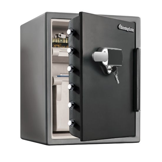 Picture of SentrySafe Waterproof Fire Safe, 125-Lb, 2.05 Cu Ft Capacity, Gunmetal