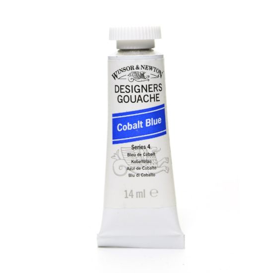 Picture of Winsor & Newton Designers Gouache, 14 mL, Cobalt Blue, 178