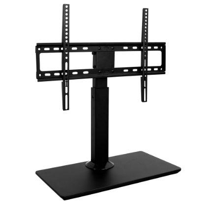 Picture of Mount-It! MI-853 Swivel/Tilt Table Top TV Stand For 37 - 70in TVs, 22-11/16inH x 22-3/4inW x 11-3/4inD, Black