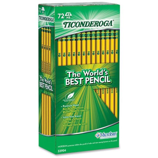 Picture of Ticonderoga #2 Pencils, #2 Lead, Soft, Pack of 72