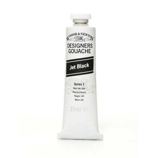 Picture of Winsor & Newton Designers Gouache, 14 mL, Jet Black, 335