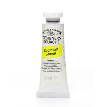 Picture of Winsor & Newton Designers Gouache, 14 mL, Cadmium Lemon, 86