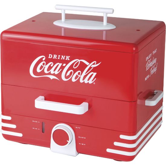 Picture of Nostalgia Electrics Large Coca-Cola Hot Dog Steamer, Red