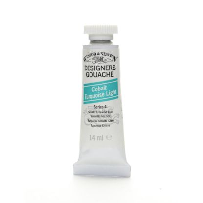 Picture of Winsor & Newton Designers Gouache, 14 mL, Cobalt Turquoise Light, 191