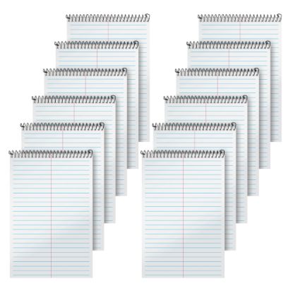 Picture of TOPS Second Nature Steno Books, 6in x 9in, Gregg Ruled, 80 Sheets, White, Pack Of 12