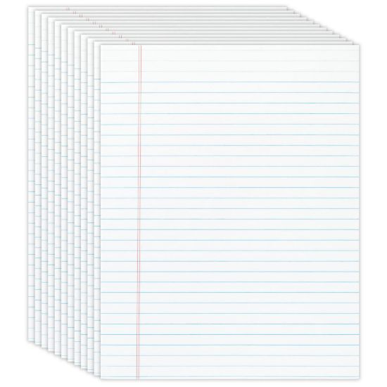 Picture of Office Depot Brand Glue-Top Legal Pads, 8 1/2in x 11in, Legal Ruled, 50 Sheets, White, Pack Of 12 Pads