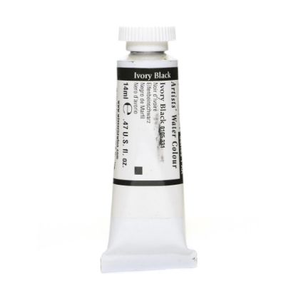 Picture of Winsor & Newton Professional Watercolors, 14 mL, Ivory Black, 331