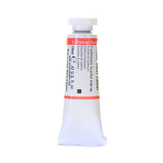 Picture of Winsor & Newton Professional Watercolors, 14 mL, Cadmium Scarlet, 106