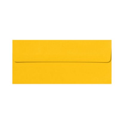 Picture of LUX #10 Envelopes, Peel & Press Closure, Sunflower Yellow, Pack Of 50