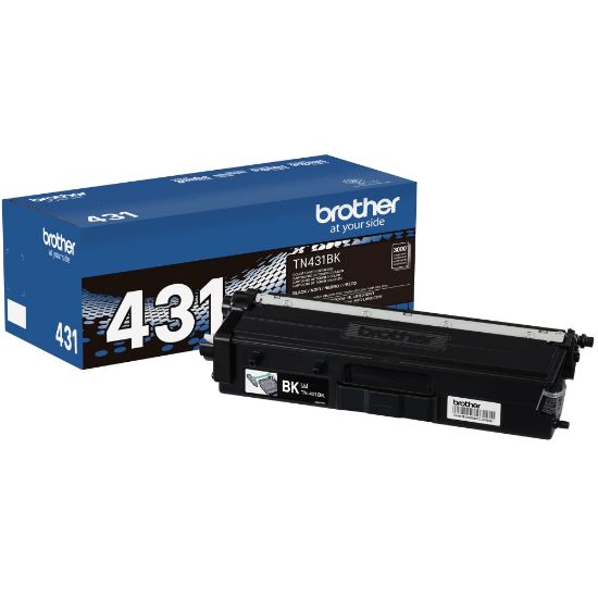 Picture of Brother TN-431 Black Toner Cartridge, TN-431BK