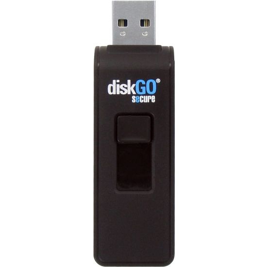 Picture of EDGE 16GB DiskGo Secure Pro USB 3.0 Flash Drive - 16 GB - USB 3.0 - 256-bit AES - Lifetime Warranty