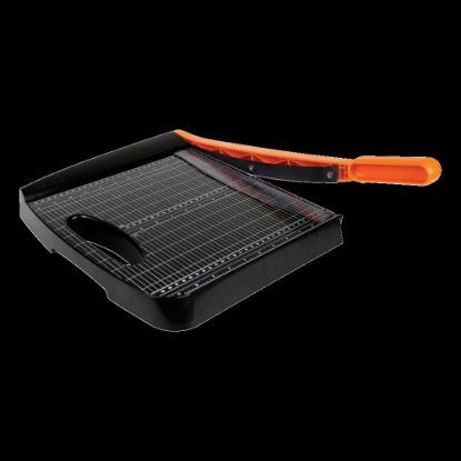 Picture of Fiskars Bypass Trimmer, 12in, Black/Orange