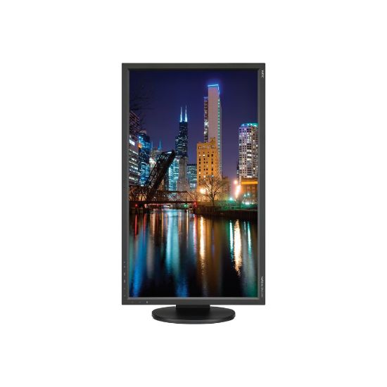 Picture of NEC MultiSync EA245WMI-BK - LED monitor - 24in - 1920 x 1200 WUXGA - AH-IPS - 300 cd/m2 - 1000:1 - 5 ms - HDMI, DVI-D, VGA, DisplayPort - speakers - black