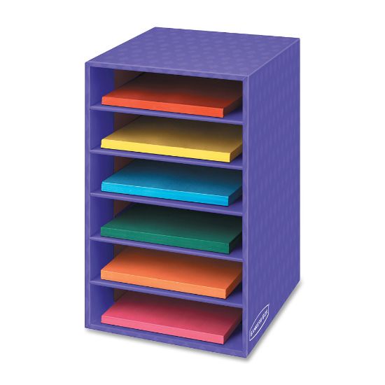 Picture of Bankers Box 60% Recycled Shelf Organizer, 18inH x 12inW x 13 3/10inD, Purple