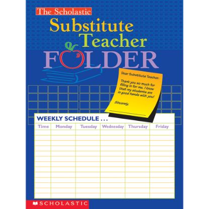 Picture of Scholastic Substitute Teacher Folder