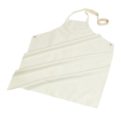 Picture of DuraLast Wraparound Nitrile Aprons, White, Pack Of 12