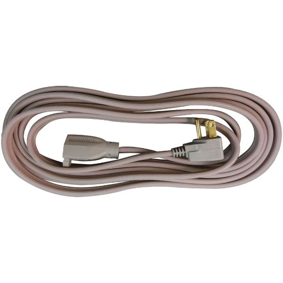 Picture of Compucessory Heavy Duty Indoor Extension Cord - 14 Gauge - 125 V AC / 15 A - Gray - 15 ft Cord Length - 1