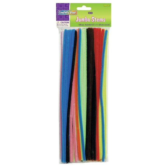 Picture of Chenille Kraft Jumbo Pipe Cleaners, Assorted, Pack Of 100