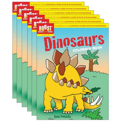 Picture of Dover Publications BOOST Coloring Books, Dinosaurs, Pack Of 6 Books