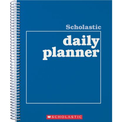 Picture of Scholastic Undated Daily Planner, 8 1/2in x 11in, Blue