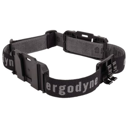 Picture of Ergodyne Skullerz 8980 Headband Light Mount With Fabric Strap, Black