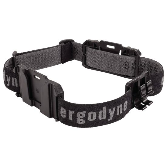 Picture of Ergodyne Skullerz 8980 Headband Light Mount With Fabric Strap, Black