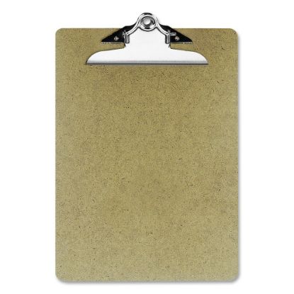 Picture of OIC 100% Recycled Hardboard Clipboard, Letter Size, 9in x 12 1/2in, Brown, OIC83100